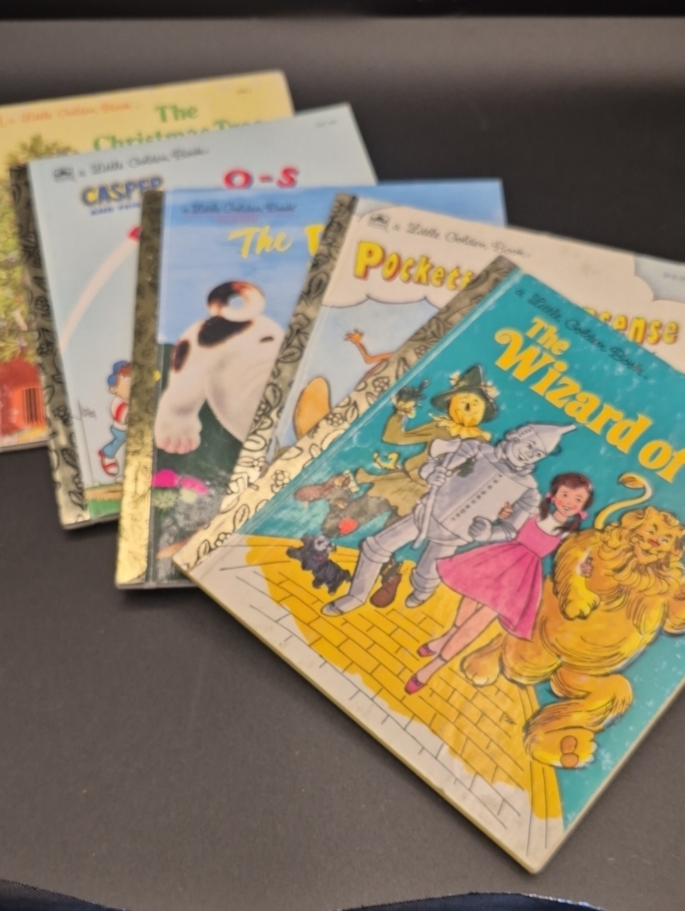 Lot Of 5 Vintage Little Golden Books